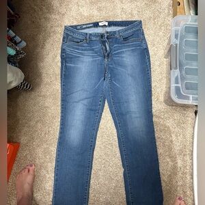 Sonoma Blue Straight Leg Jeans with Classic Indigo Hue size 14